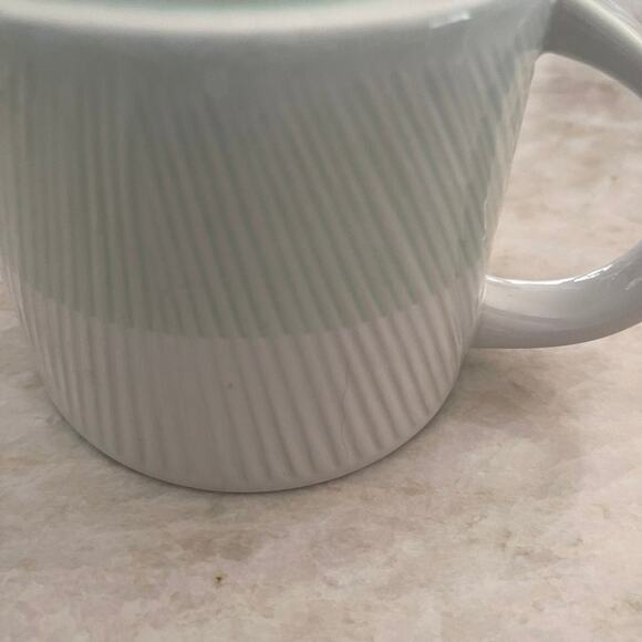 Starbucks 2014 coffee mug. Light teal/white - Picture 8 of 10